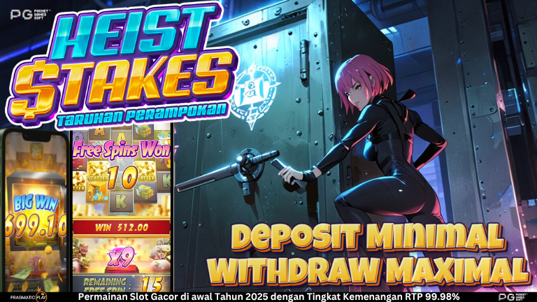 Heist Stakes: Slot Online Bertema Perampokan