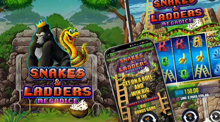 🎲 Snakes and Ladders Megadice: Slot Seru Bertema Ular Tangga dari Pragmatic Play